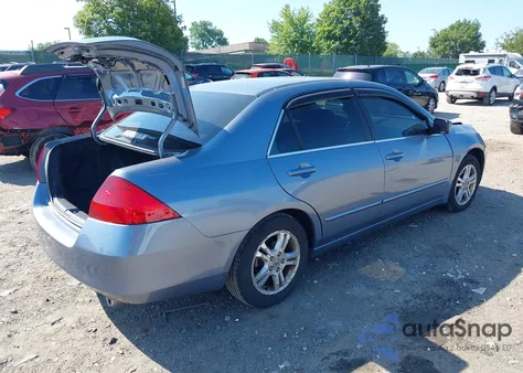 2007 Honda Accord Ex из США, поврежденный, VIN 1HGCM56717A095192
